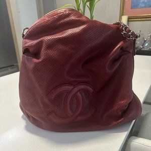 Red Chanel bag